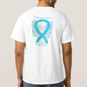 T-shirt Chemises d'angle de ruban pour la sensibilisation