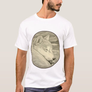 T-shirt Chemises d'art de chien de la chemise des hommes