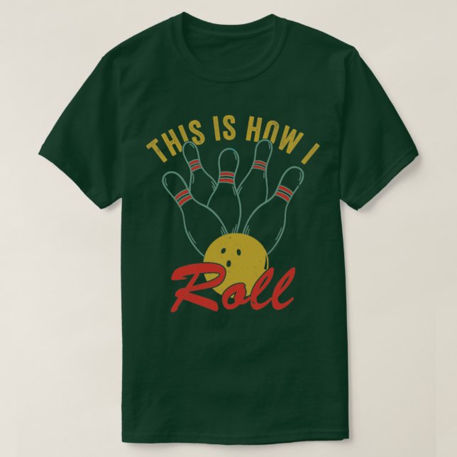 T-shirt Chemises de Bowling pour hommes Drôle équipe de Bo (Design devant)
