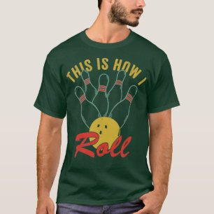 T-shirt Chemises de Bowling pour hommes Drôle équipe de Bo