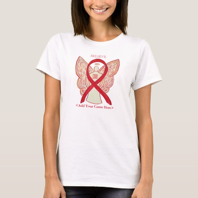 T-shirt Chemises de cause personnalisées de l'angle de rub (Devant)
