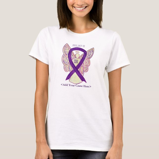 T-shirt Chemises de cause personnalisées de l'angle de rub (Devant)