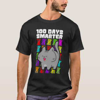 T-shirt Chemises de chat 100 jours plus intelligents, garç