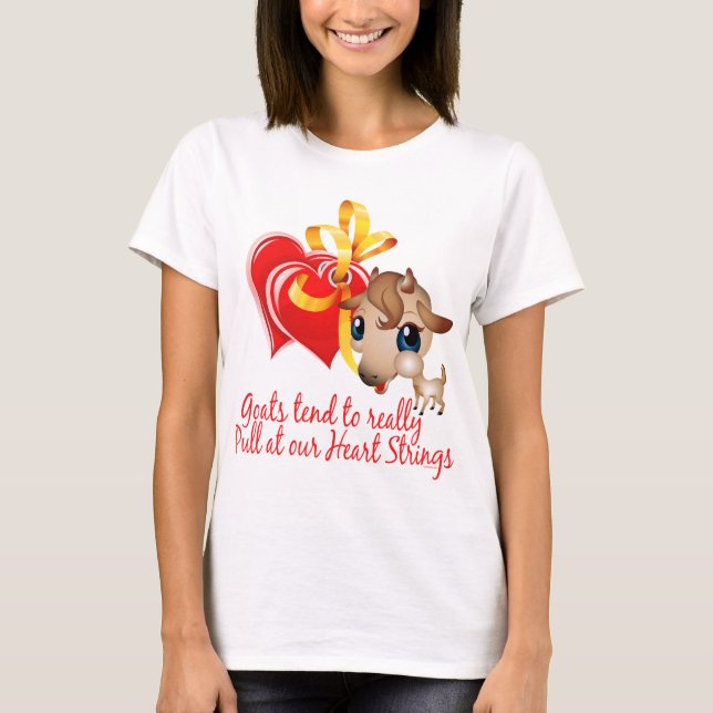 T-shirt Chemises de chèvre et marchandises de chèvre (Devant)