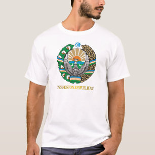 T-shirt Chemises de COA de l'Ouzbékistan
