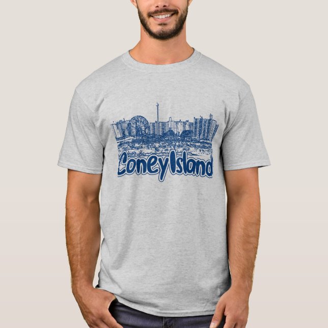 T-SHIRT CHEMISES DE CONEY ISLAND (Devant)
