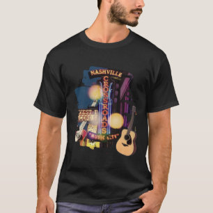 T-shirt Chemises de coutume de conception de ville de
