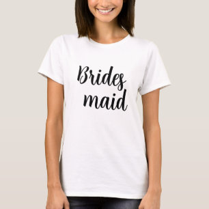 T-shirt Chemises de demoiselle d'honneur, Chemises d'enter
