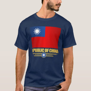 T-shirt Chemises de drapeau de Taïwan (République de