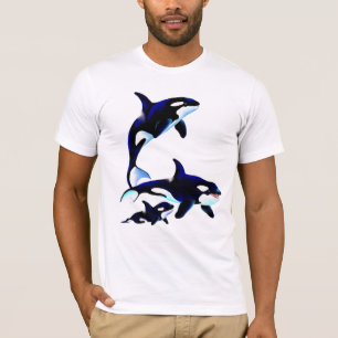 T-shirt Chemises de famille d'épaulard