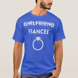 T-shirt Chemises de fiançailles pour femmes Cadeaux T Anno