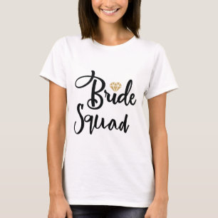 T-shirt Chemises de la fête de mariée de la brigade