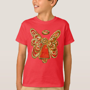 T-shirt Chemises de Noël personnalisées Red Guardian Angel