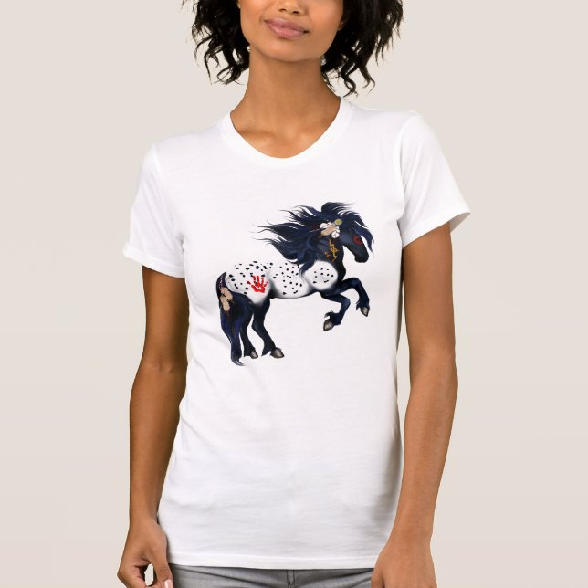T-shirt Chemises de poney de guerre d'Appaloosa (Devant)