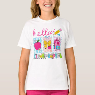 T-shirt Chemises de premier jour de maternelle pour filles