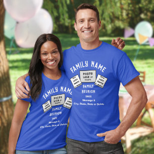T-shirt Chemises de réunion familiales personnalisées avec