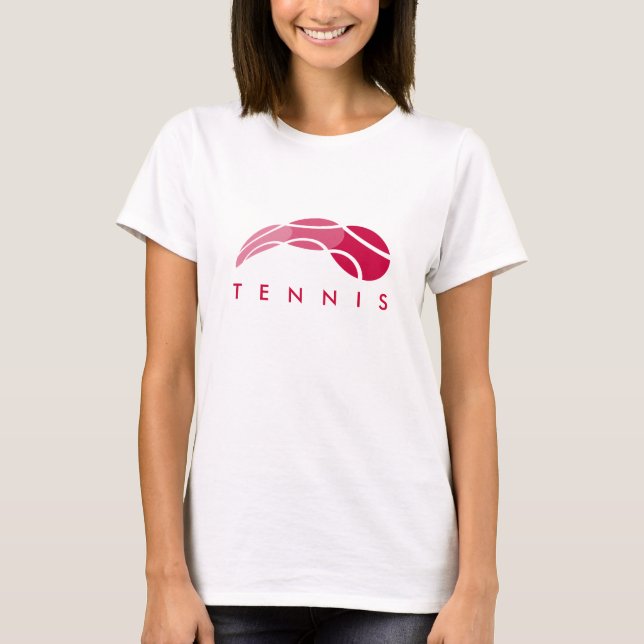 T-shirt Chemises de tennis féminines personnalisées (Devant)