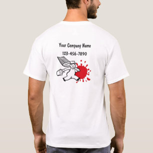 T-shirt Chemises de travail de peinture de maison moderne