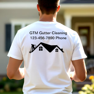 T-shirt Chemises de travail du logo de l'entreprise du per