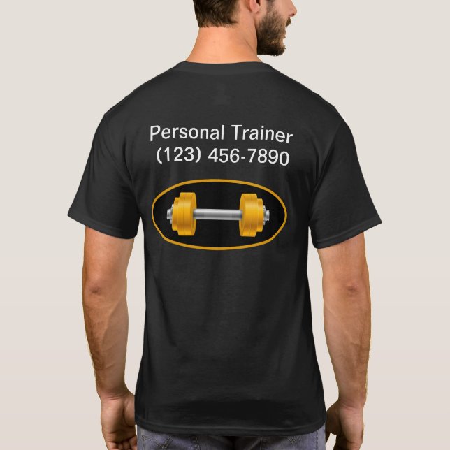 T-shirt Chemises de travail pour l'entraînement personnel  (Dos)