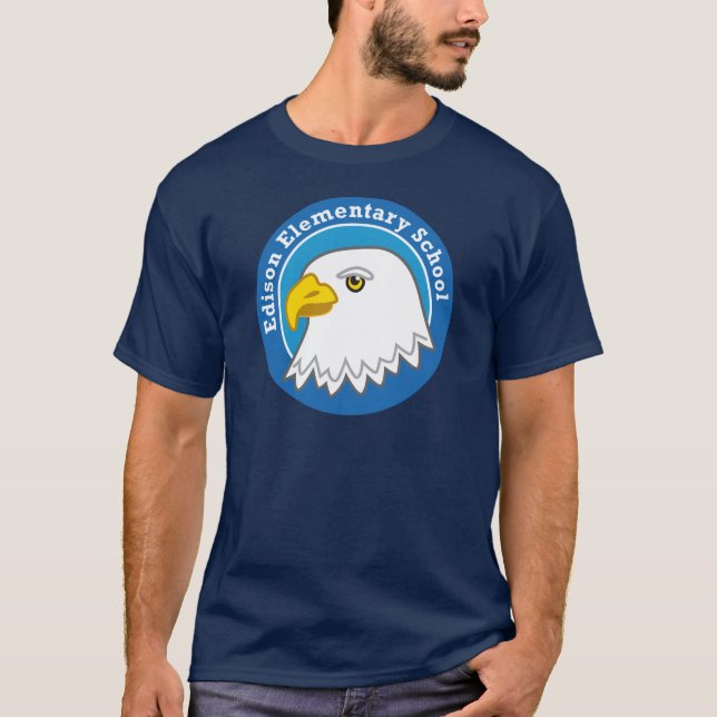 T-shirt Chemises d'Eagle (foncées) (Devant)