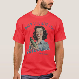 T-shirt Chemises d'humour pour adultes Quand la vie vous d