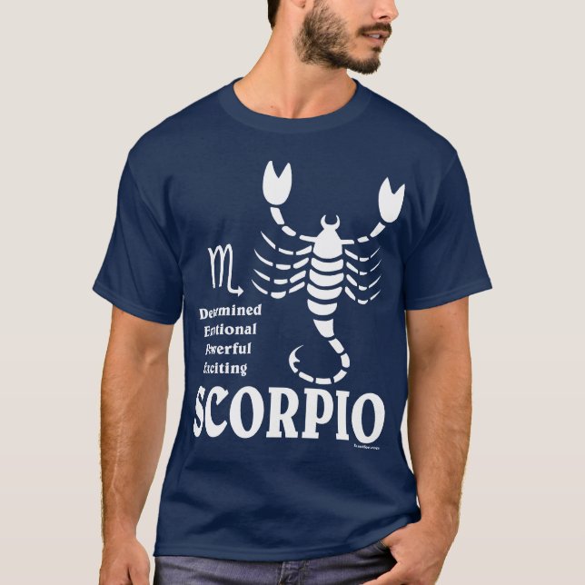 T-shirt Chemises d'obscurité de Scorpion (Devant)