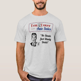 T-shirt Chemises drôles de vendeur de voiture d'occasion