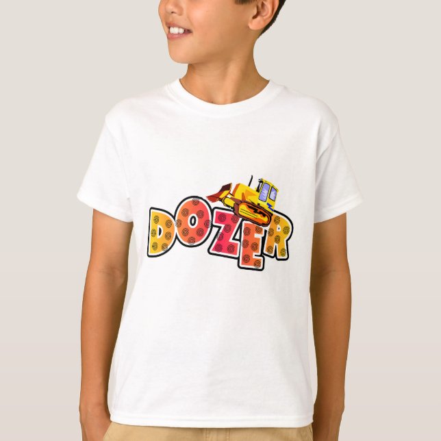 T-shirt Chemises et cadeaux Bulldozer (Devant)