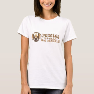 T-shirt Chemises et cadeaux de Puggle de câlin