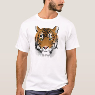 T-shirt Chemises faciales de tigres