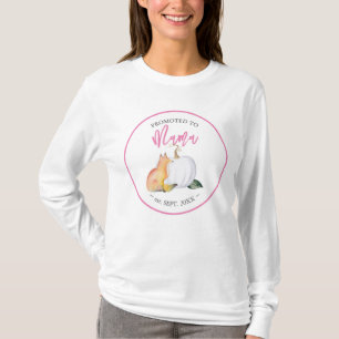 T-shirt Chemises familiales baby shower Mama Citrouille Fo