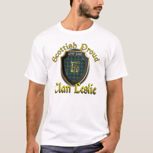 T-shirt Chemises fières écossaises de Leslie de clan