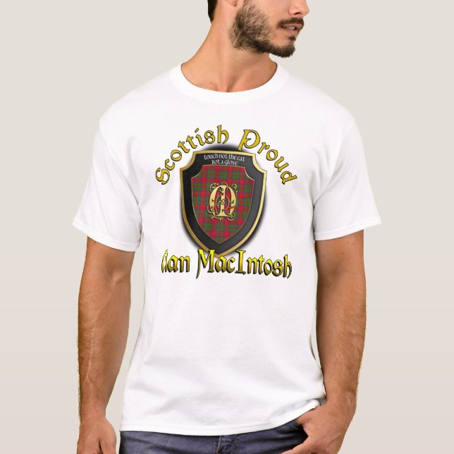 T-shirt Chemises fières écossaises de Macintosh de clan (Devant)