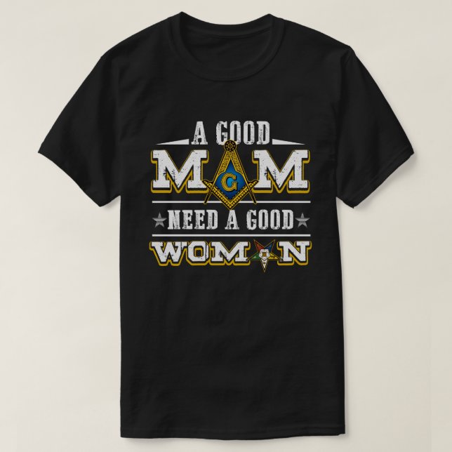 T-shirt Chemises fraternelles et maçonniques - Vêtements f (Design devant)