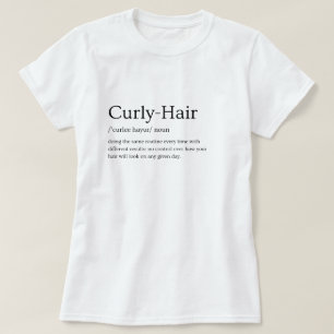 T-shirt Chemises graphiques pour cheveux bouclés