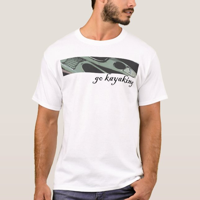 T-shirt Chemises Kayaking de kayak de chemise barbotant (Devant)