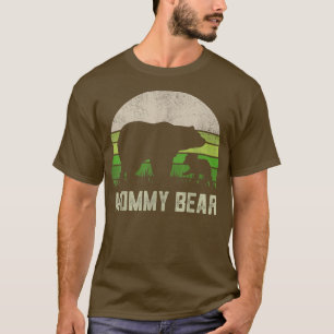 T-shirt Chemises Maman Amusantes De Fils Fille, Ours Maman