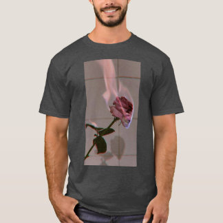 T-shirt Chemises mode pour hommes : Fleur esthétique 2020