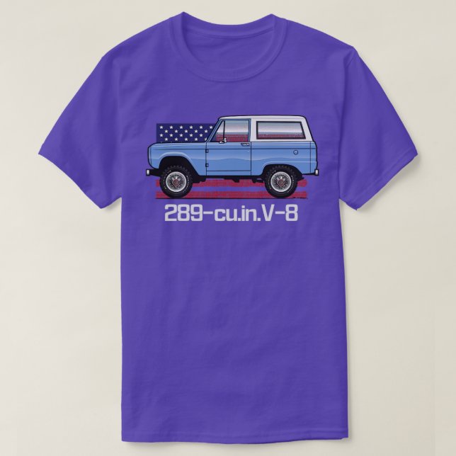 T-shirt Chemises noires bleues 289 (Design devant)