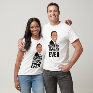 T-shirt Chemises OBAMA, pire président que jamais