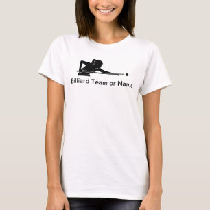 T-shirt Chemises personnalisées pour l'équipe de billard f