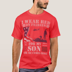 T-shirt Chemises rouges de vendredi pour le fils de