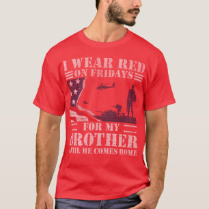 T-shirt Chemises rouges de vendredi pour le frère de