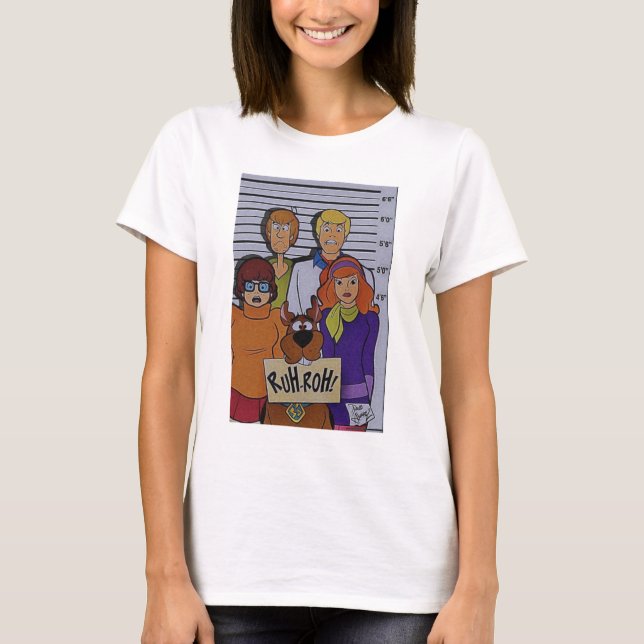 T-shirt Chemises Scooby doo pour les vibes d'octobre (Devant)