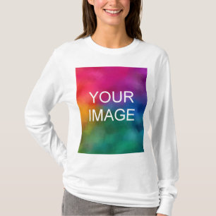 T-shirt Chemises T long manches pour femmes Modèle supérie