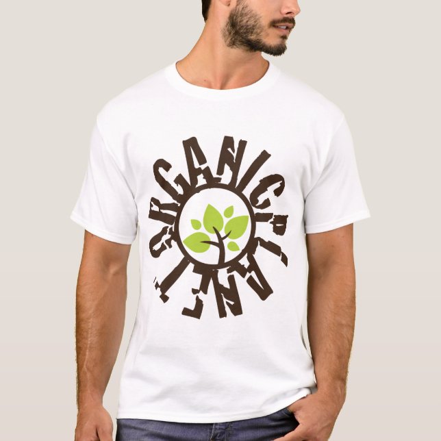 T-shirt Chemises T Planète biologique (Devant)