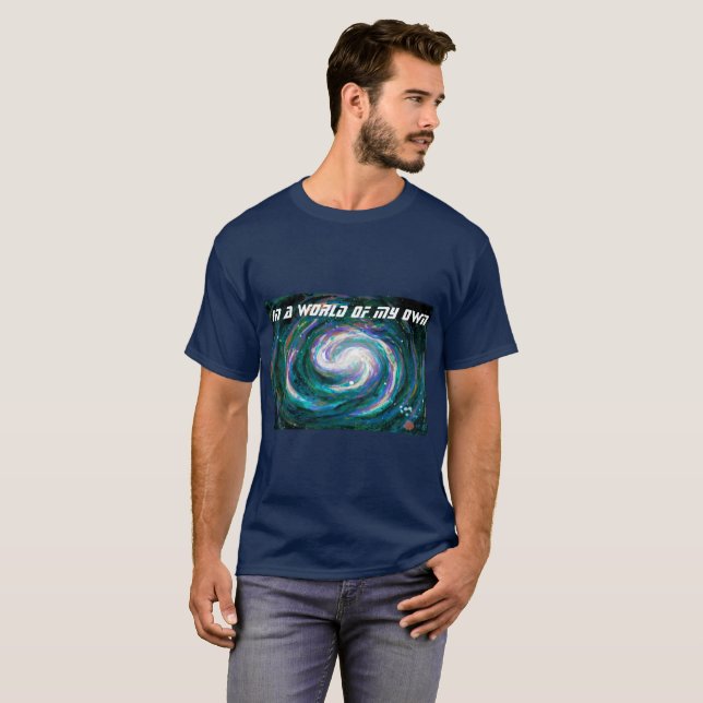 T-shirt Chemises vertes de galaxie (Devant entier)