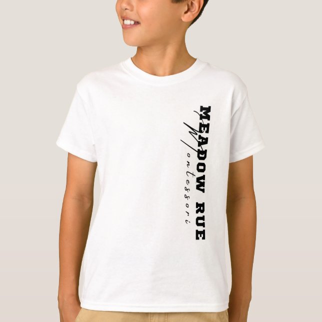 T-shirt Chemises verticales de la rue de prairie (Devant)