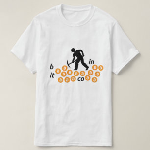 T-shirt Chemisette Bitcoin Minier